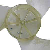 Aspa Condensador para Minisplit Mirage Largo 57.3 cm Ancho 16 cm Flecha 1/2 3 Hojas - 10335013
