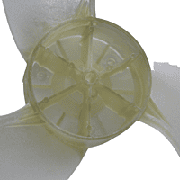 Aspa Condensador para Minisplit Mirage Largo 55 cm Ancho 13.8 cm Flecha 1/2, 3 Hojas - 10335014