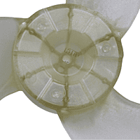 Aspa Condensador para Minisplit Mirage Largo 55 cm Ancho 13.8 cm Flecha 1/2, 3 Hojas - 10335014