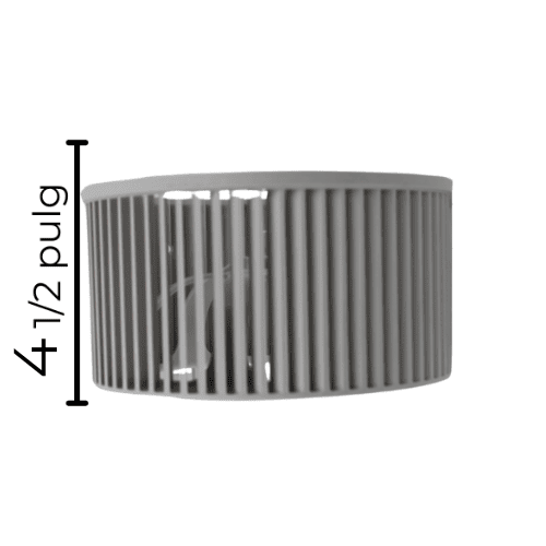 Turbina Condensador Largo 8 1/2 Ancho 4 1/2 Flecha 5 /16 CW Derecha - numero de parte 12100103000069