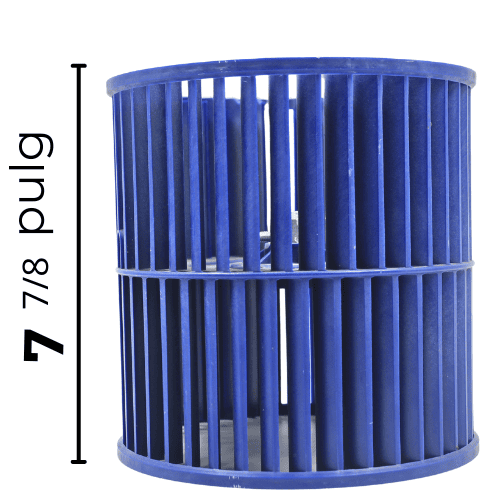 Turbina Evaporadora Largo 7 7/8 Ancho 7 3/4 1/2- 12100103000586