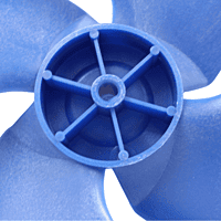 Aspa Condensador Para Minisplit Mirage  Largo 28.9 Ancho Aro 6.1cm Flecha 5/16 Rotacion CW -12100105000021