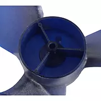 Aspa Condensador Para MiniSplit Mirage 1.5T, Largo 43cm, Ancho Aro 9cm, Flecha 3/8 - 12100105000051