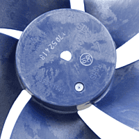 Aspa Condensador para Minisplit Mirage 1.5 Ton y 2 Ton Largo 40cm Ancho Aro 11cm Flecha 1/2 CCW izquierda 5 Hojas - 12100105000221
