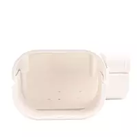 Kit de Canaletas PVC 3” Color Blanco Instalación de Aire Acondicionado 1mt, INCLUYE 3 Tramos de 1m, Entrada Pared, 2 Codos (1 Ajustable, 1 de 90°), 3 Coples, Ducto Flexible 24”, Salida Final - CXKC1M