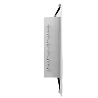 Rejilla de Inyeccion Doble Deflexion Aleta Aerodinamica en Aluminio Extruido (24" X 8", Blanco) - RIDDAAE24X24B