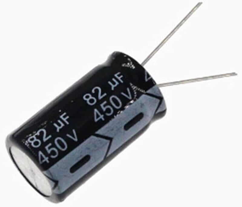 Capacitor Electrolitico 82 Mf 450 V - Cael82M450V Capacitor Electrolitico 82 Mf 450 V - Cael82M450V