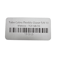 Tubo Cobre Flexible Cluxer 5/8 10 Metros - TCF-58-10