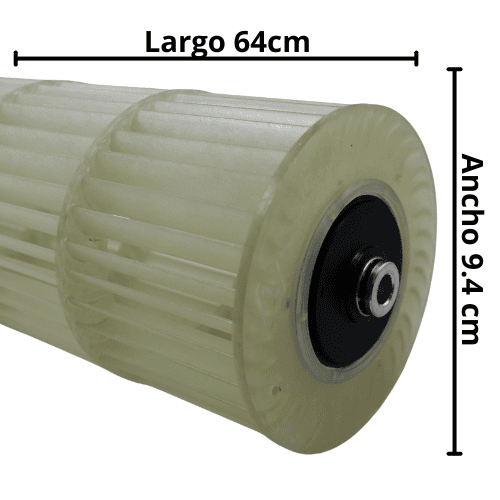 Turbina Para Minisplit Evaporador Largo 64 Cm Ancho 9.4 Cm - 5901A20017A - 5901A20017F Turbina Para Minisplit Evaporador Largo 64 Cm Ancho 9.4 Cm - 5901A20017A - 5901A20017F