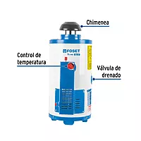 Calentador de Paso, 6L, gas LP, 1 servicio Foset/CALE-6PA - 47921