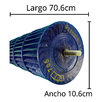 Turbina Evaporador Mirage, Largo 70.6 cm Ancho 10.6 cm Opresor Externo 810822896 Turbina Evaporador Mirage, Largo 70.6 cm Ancho 10.6 cm Opresor Externo 810822896