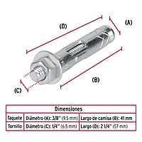 caja-con-100-taquetes-expansivos-de-1-4-con-tornillo-tae-1-4tg-47223 caja-con-100-taquetes-expansivos-de-1-4-con-tornillo-tae-1-4tg-47223