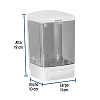 Dosificador para jabón líquido, blanco, Foset Basic - ABP-11B / 45742 Dosificador para jabón líquido, blanco, Foset Basic - ABP-11B / 45742