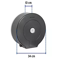 Portarollo de ABS, humo, Foset - ABP-20H / 47935 Portarollo de ABS, humo, Foset - ABP-20H / 47935
