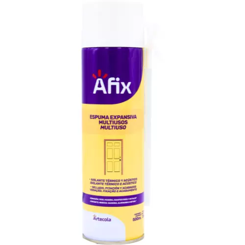 Espuma expansiva multiusos, 500ml, Afix - AFIX-500 Espuma expansiva multiusos, 500ml, Afix - AFIX-500