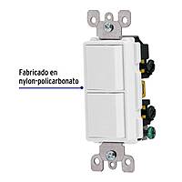 Interruptor dúplex, línea Classic - APDO-CL / 46006 Interruptor dúplex, línea Classic - APDO-CL / 46006