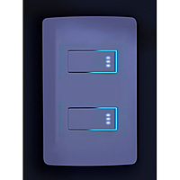 Interruptor sencillo con luz piloto, línea Italiana, blanco 48053 - APSEP-IB