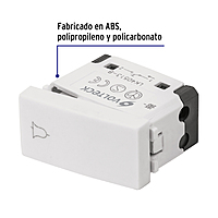 Interruptor para timbre, línea Oslo, color blanco - APTI-OB / 48323 Interruptor para timbre, línea Oslo, color blanco - APTI-OB / 48323