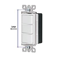 Interruptor triple, línea Classic - APTR-CL / 46007