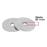 Bolsa con 1 kg de arandelas planas de 1/8' - ARA-1/8 / 44540 Bolsa con 1 kg de arandelas planas de 1/8' - ARA-1/8 / 44540