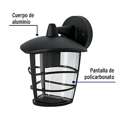 Arbotante tipo farol moderno suspendido p/exteriores, negro - 45093 - ARB-107S - Caja con 1 Pieza – Master 12 Arbotante tipo farol moderno suspendido p/exteriores, negro - 45093 - ARB-107S - Caja con 1 Pieza – Master 12