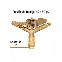 Aspersor agrícola 1', fundido en latón - ASP-1BR / 10317 Aspersor agrícola 1', fundido en latón - ASP-1BR / 10317