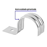 Bolsa con 5 abrazaderas 1-1/2' tipo uña para tubo, Volteck - AU-112 / 46041 Bolsa con 5 abrazaderas 1-1/2' tipo uña para tubo, Volteck - AU-112 / 46041