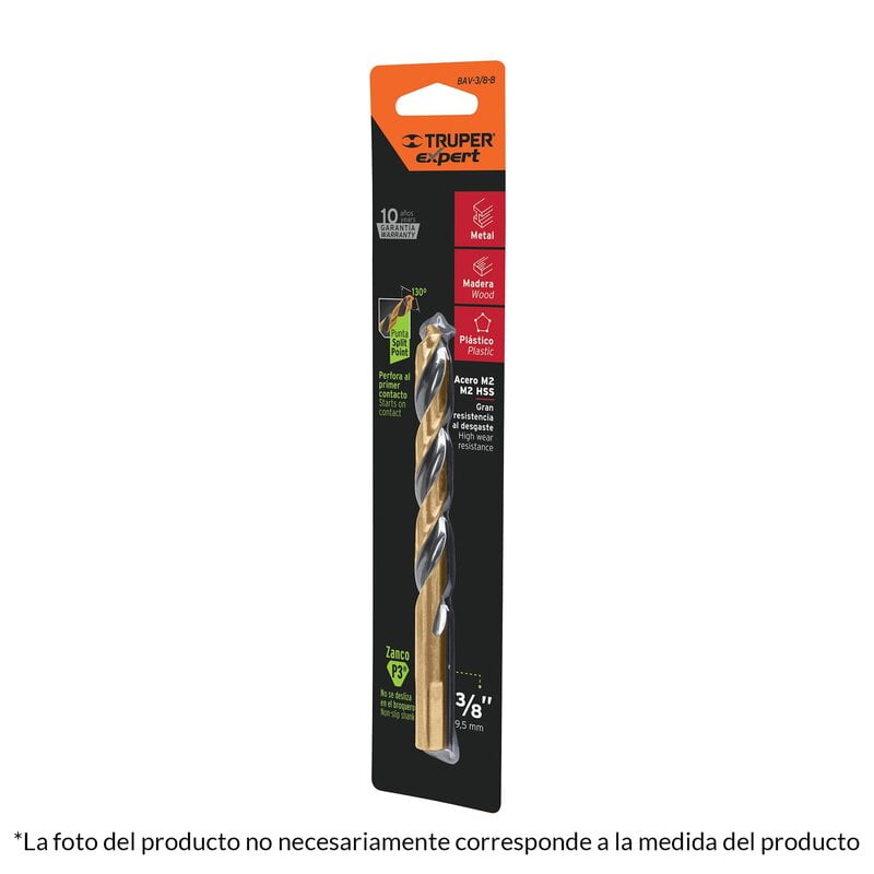 Broca de alta velocidad 11/64' en blister - BAV-11/64-B / 12743 Broca de alta velocidad 11/64' en blister - BAV-11/64-B / 12743