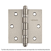 Bisagra cuadrada 2', acero inoxidable, redonda - BC-204R / 43220 Bisagra cuadrada 2', acero inoxidable, redonda - BC-204R / 43220