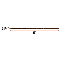 Broca para concreto, 1/4 x 12' - BCT-1/4X12 / 11209 Broca para concreto, 1/4 x 12' - BCT-1/4X12 / 11209