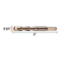 Broca para concreto, 3/4 x 6' - BCT-3/4X6 / 11242 Broca para concreto, 3/4 x 6' - BCT-3/4X6 / 11242