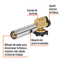 Boquilla metálica con enc electrónico p/lata de 1/4 vuelta - BOQ-90 / 11987