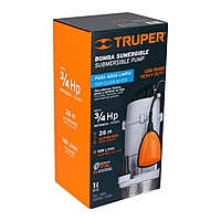 Bomba sumergible metálica para agua limpia uso rudo 3/4 HP - BOS-3/4LPX / 15002 Bomba sumergible metálica para agua limpia uso rudo 3/4 HP - BOS-3/4LPX / 15002