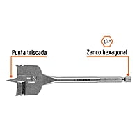 Broca plana de manita, 1-1/2' , Truper - BPT-1-1/2 / 11393