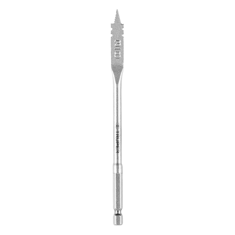 Broca plana de manita, 3/8' , Truper - BPT-3/8 / 11366 Broca plana de manita, 3/8' , Truper - BPT-3/8 / 11366