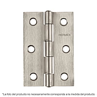 Bisagra rectangular 1-1/2', acero inoxidable - BR-154 / 43200 Bisagra rectangular 1-1/2', acero inoxidable - BR-154 / 43200