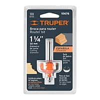 Broca para router, española, 1-1/4', con balero - BROU-ESP1-1/4X / 10676 Broca para router, española, 1-1/4', con balero - BROU-ESP1-1/4X / 10676