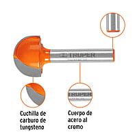 Broca para router, media caña, 3/4' - BROU-MC3/4 / 11463