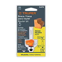 Broca para router, pecho paloma, 1-1/8' con balero - BROU-PP1-1/8X / 11479 Broca para router, pecho paloma, 1-1/8' con balero - BROU-PP1-1/8X / 11479