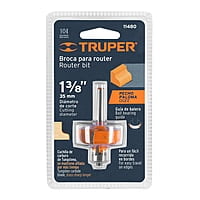 Broca para router, pecho paloma, 1-3/8' con balero - BROU-PP1-3/8X / 11480 Broca para router, pecho paloma, 1-3/8' con balero - BROU-PP1-3/8X / 11480
