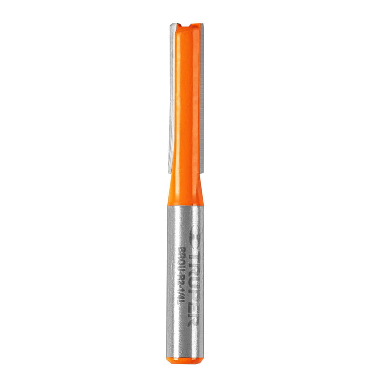 Broca para router, recta 2 filos, 1/4', larga - BROU-R2-1/4L / 11453 Broca para router, recta 2 filos, 1/4', larga - BROU-R2-1/4L / 11453