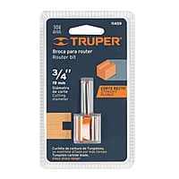 Broca para router, recta 2 filos, 3/4' - BROU-R2-3/4 / 11459