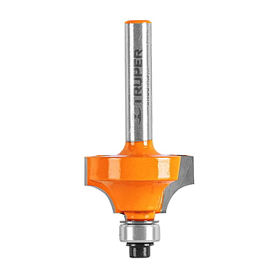 Broca para router, redondeado con moldura, 1' con balero - BROU-RM1X / 11472