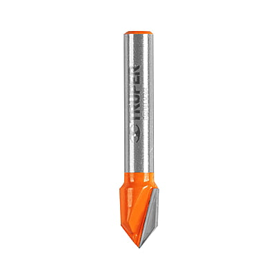 Broca para router, corte en 'V', 3/8' - BROU-V3/8 / 11465