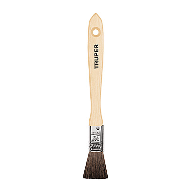 Brocha pelo de camello, mango de madera, 1/2' - BRT-1/2C / 12465