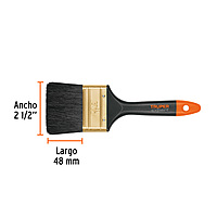 Brocha profesional, mango de plástico, 2-1/2' Truper Expert - BRT-2-1/2X / 17863