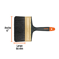 Brocha profesional, mango de plástico, 6', Truper Expert - BRT-6X / 17867