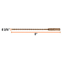 Broca SDS Plus 3/16 x 8' - BS-3/16X8 / 11261 Broca SDS Plus 3/16 x 8' - BS-3/16X8 / 11261