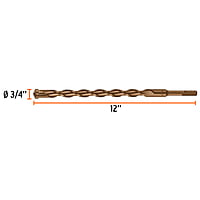 Broca SDS Plus 3/4 x 12' - BS-3/4X12 / 11287