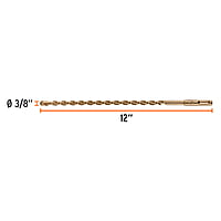 Broca SDS Plus 3/8 x 12' - BS-3/8X12 / 11275